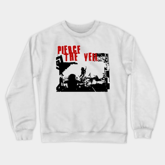 pierce the vein livo on pekor Crewneck Sweatshirt by sneaky geek studio